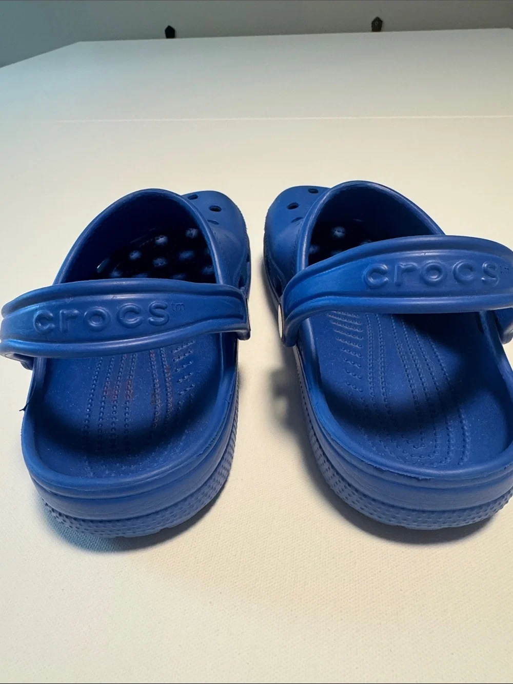 CROCS Kids Classic Foam Clogs in Bright Blue